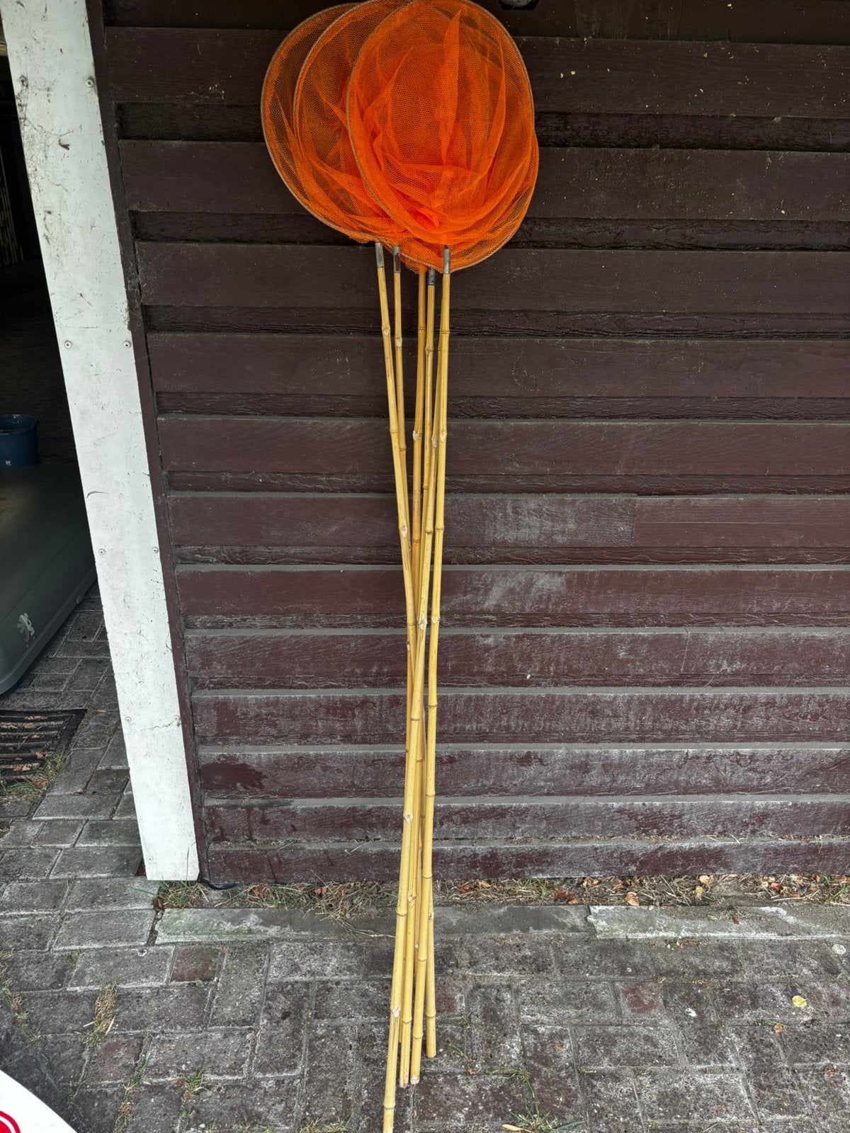 6x schepnet (visnet), Watersport en Boten, Ophalen, Zo goed als nieuw, Net of Fuik