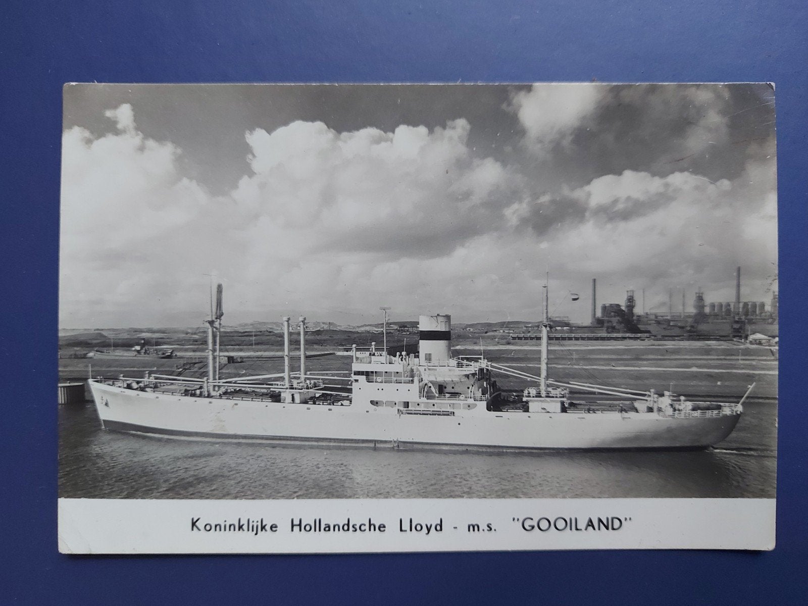Ansichtkaart m.s. "GOOILAND" Koninklijke Hollandsche Lloyd, Ophalen of Verzenden