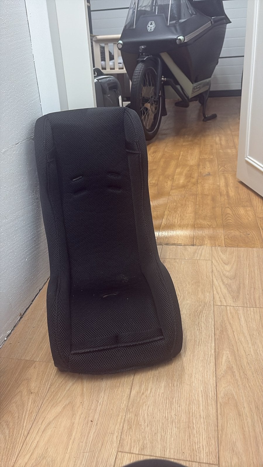 Peuterschaal voor bakfiets - Veilig en comfortabel, Ophalen, Gebruikt, 1 kind