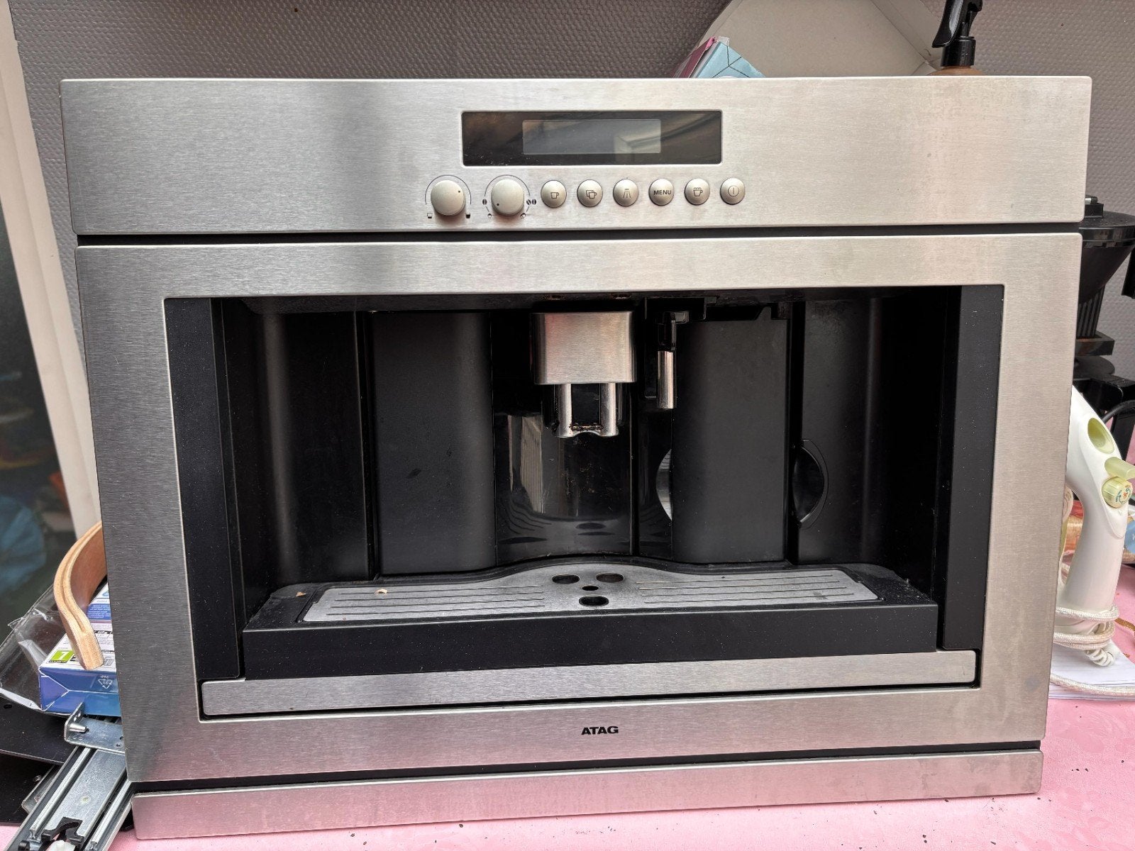 Atag inbouw koffiemachine, Ophalen, Niet werkend, Koffiemachine, Gemalen koffie