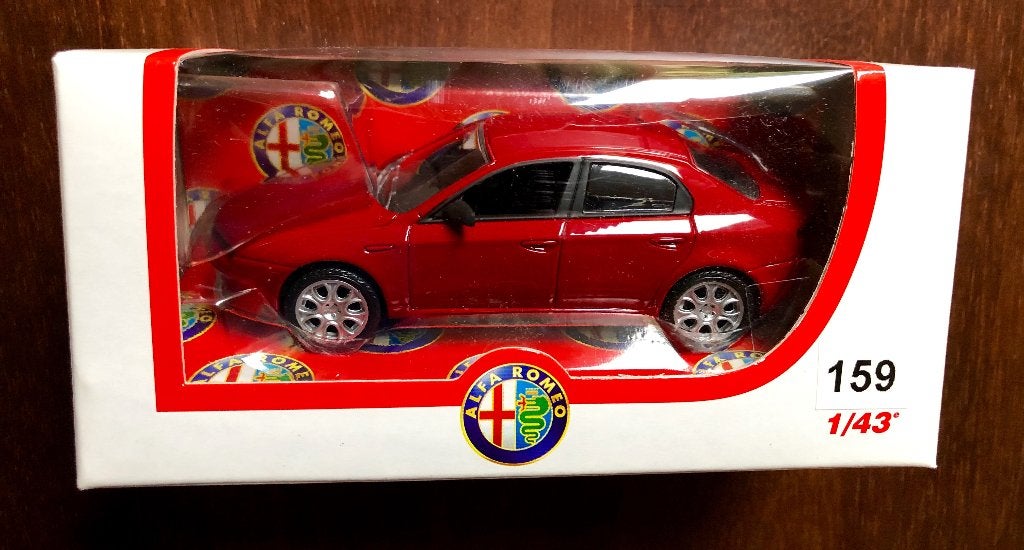 Alfa Romeo 159 rosso Alfa Norev schaal 1:43, Ophalen of Verzenden, Nieuw, Auto, Norev