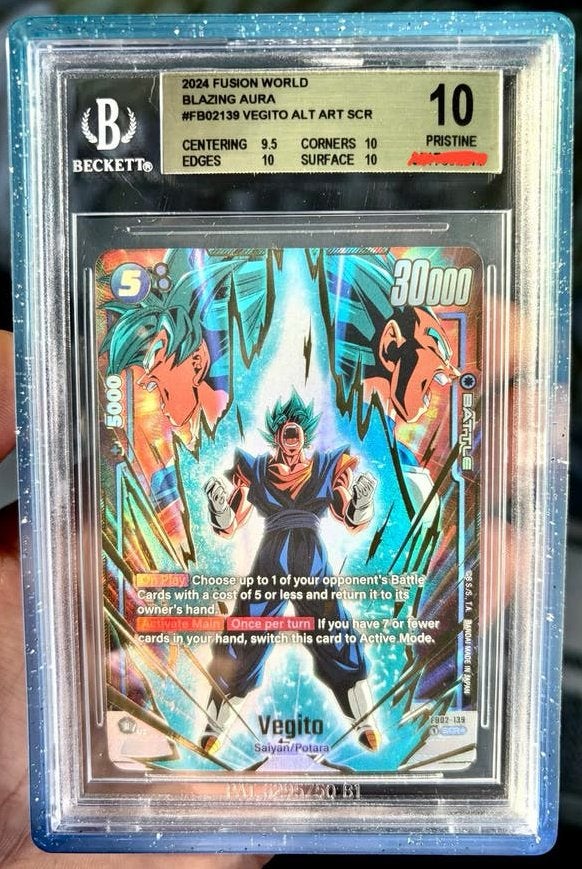 BGS 10 Vegito Blue - Secret ALT  - FB02 139, Verzenden, Zo goed als nieuw