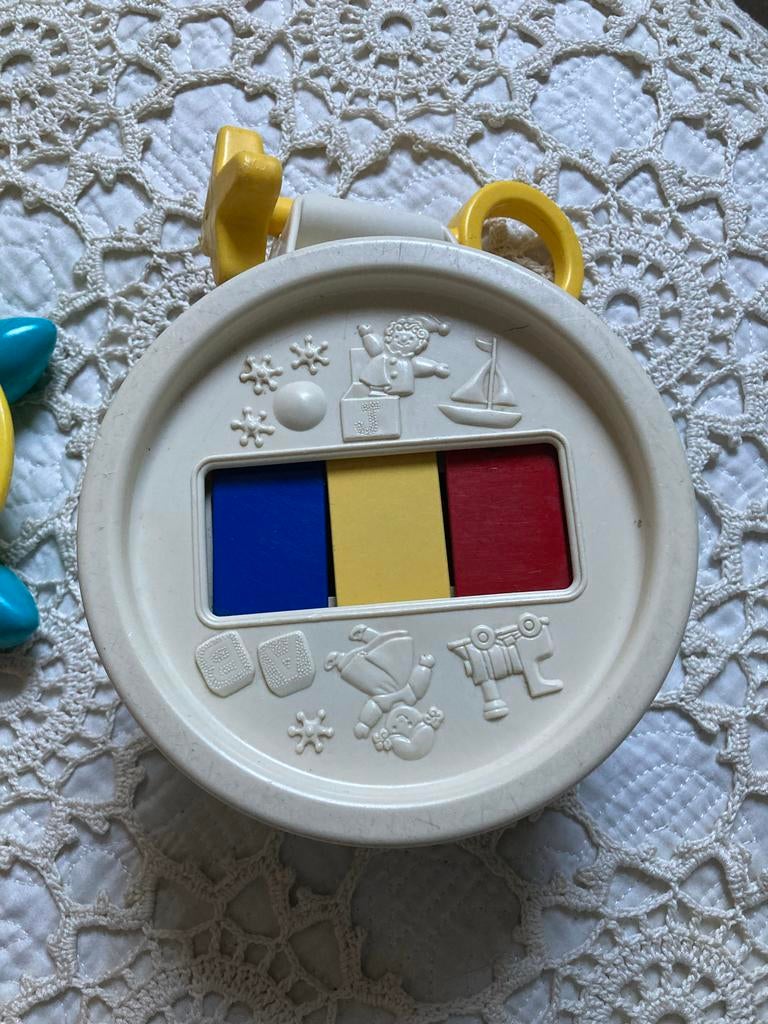 Vintage Fisher-Price Baby speelgoed trommel, Kinderen en Baby's, Ophalen of Verzenden, Gebruikt, Overige typen, Met geluid