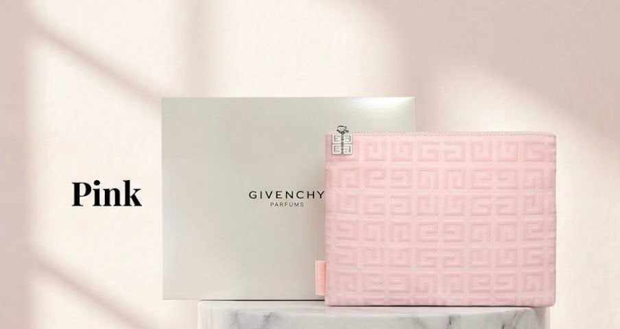 Givenchy 4G Flat Pouch / Clutch Original VIP Gift Beauty, Ophalen of Verzenden, Nieuw, Roze, Dame