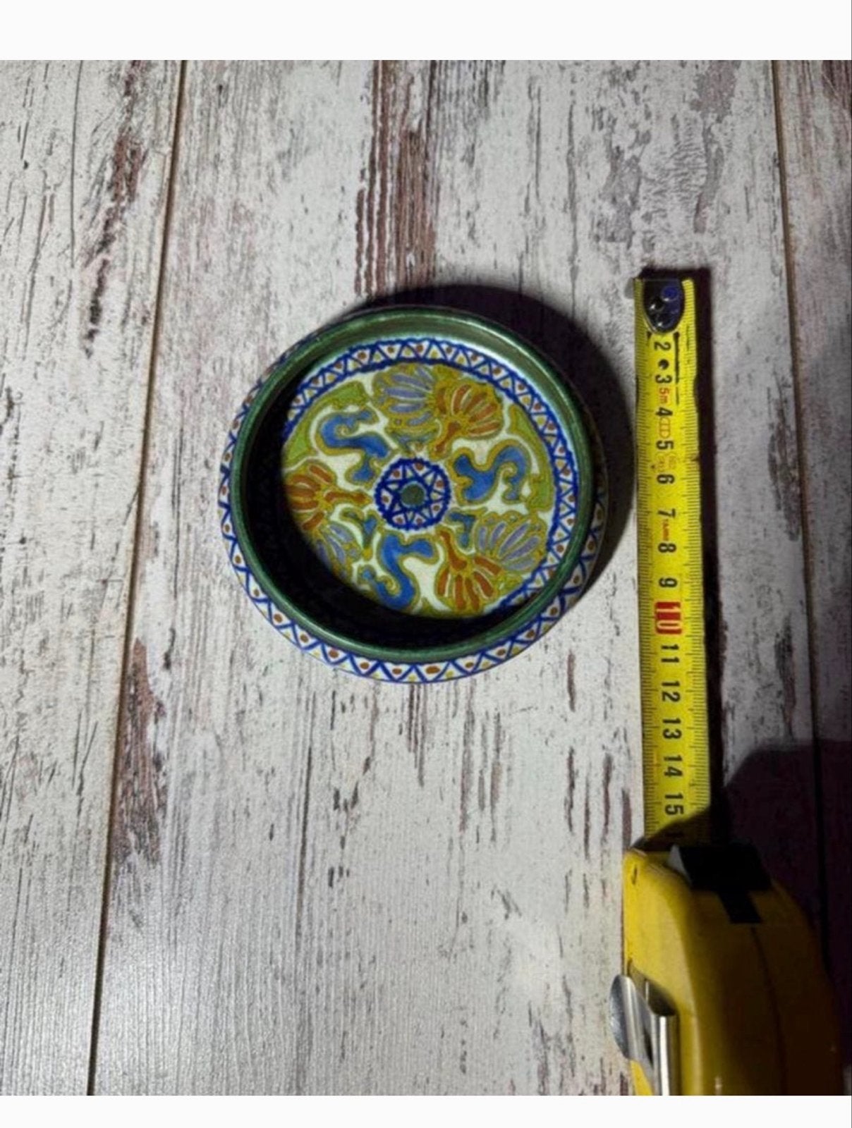Mooie plateel asbak Crocus Gouda - Prachtig decor, Ophalen of Verzenden