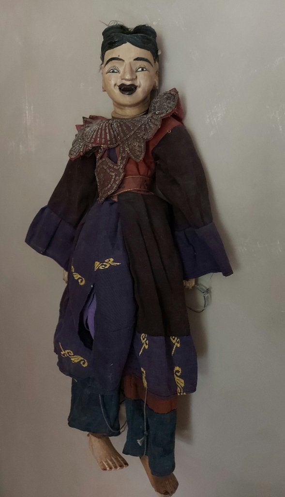 Marionet Yoke Thé uit Myanmar, Antiek en Kunst, Verzenden