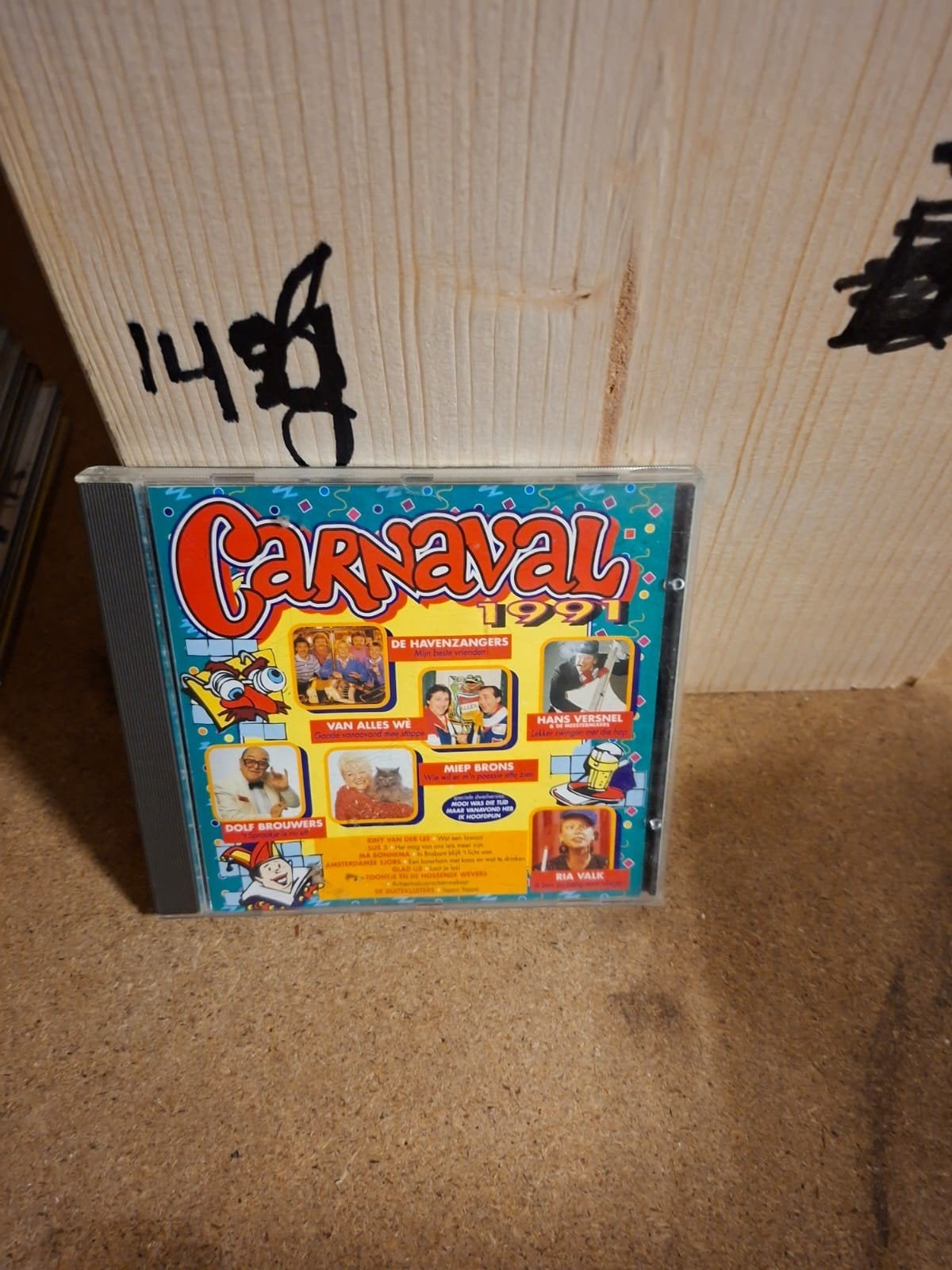 Carnaval 1991 CD - De Havenzangers, Hans Versnel e.a., Ophalen of Verzenden, Gebruikt, Feestmuziek, Album