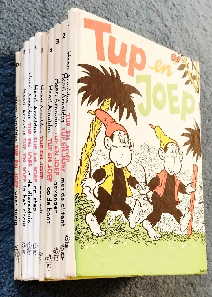Tup en Joep; de eerste 10 Kinderboeken uit 1957; voor  5 jr, Gelezen, Henri Arnoldus, Ophalen of Verzenden, Sprookjes