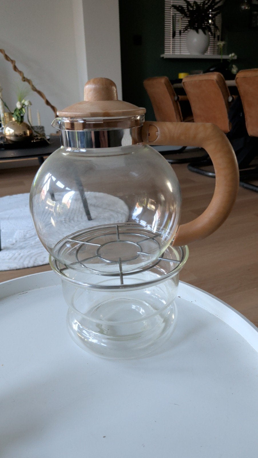 Gratis Theepot met warmhouder, Huis en Inrichting, Ophalen