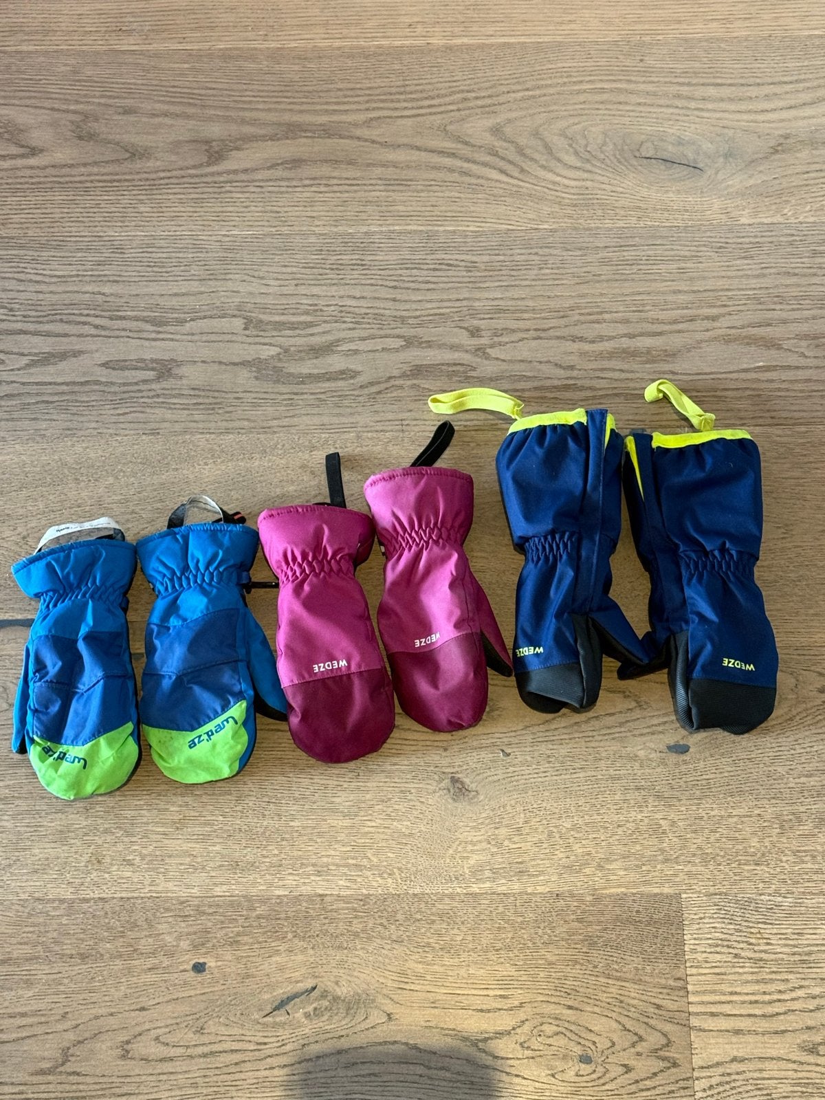Wintersport handschoenen voor kinderen (3 paar), Kinderen en Baby's, Ophalen of Verzenden, Gebruikt, Jongen of Meisje, Handschoenen