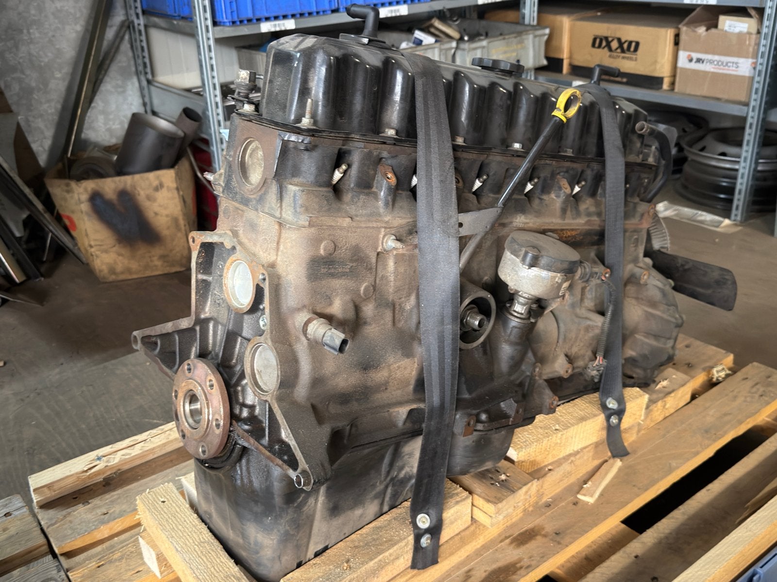 Jeep 4.0 motor - Draait vrij, Ophalen, Gebruikt, Jeep