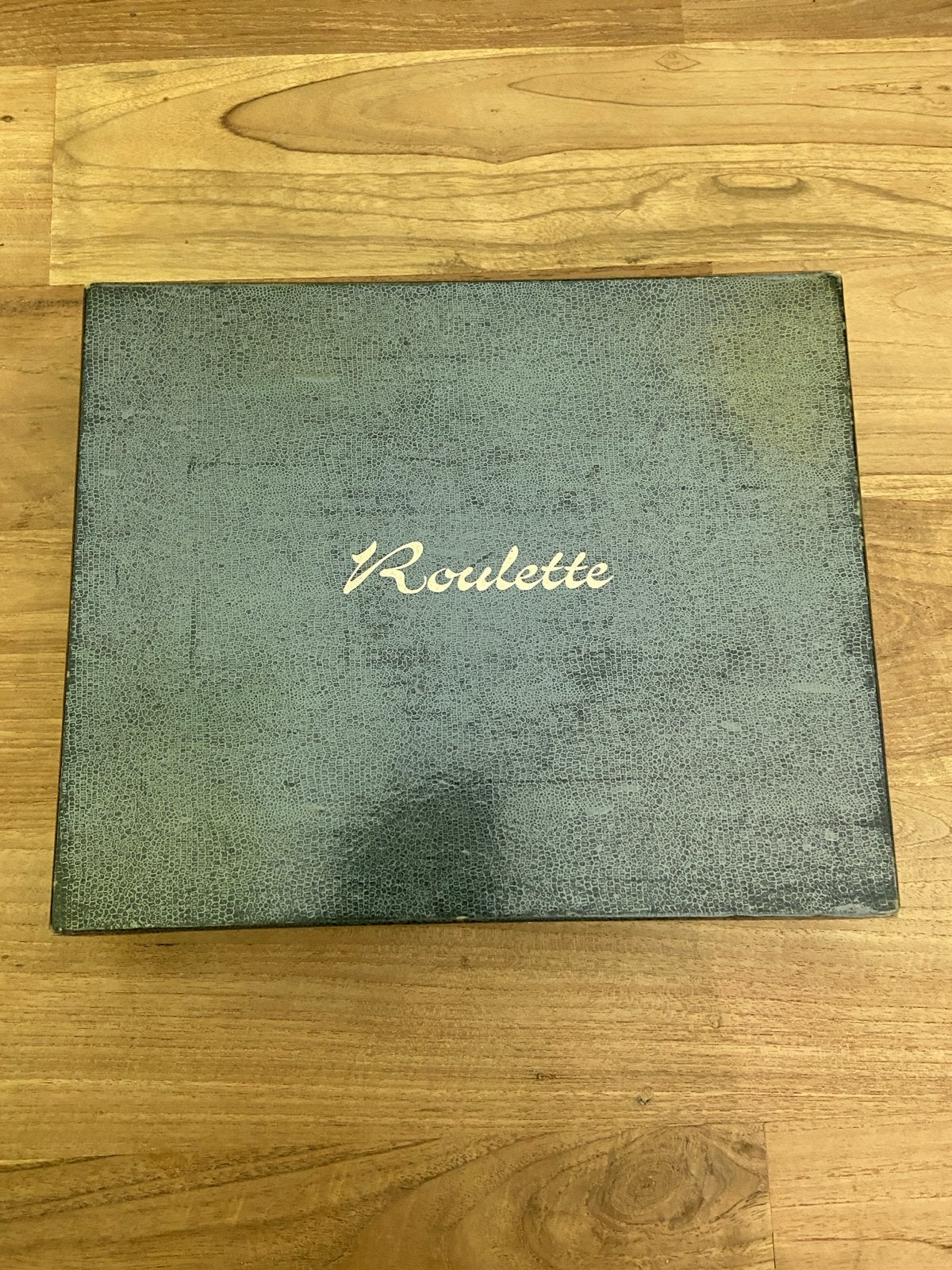 Vintage Roulette Spel - Compleet met Mat en Fiches, Drie of vier spelers, Ophalen of Verzenden, Gebruikt