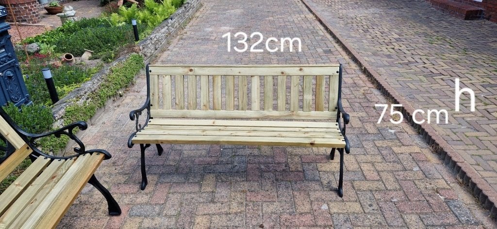tuinbankje met nieuw hout, Tuin en Terras, Tuinbanken, Ophalen, Nieuw, Hout
