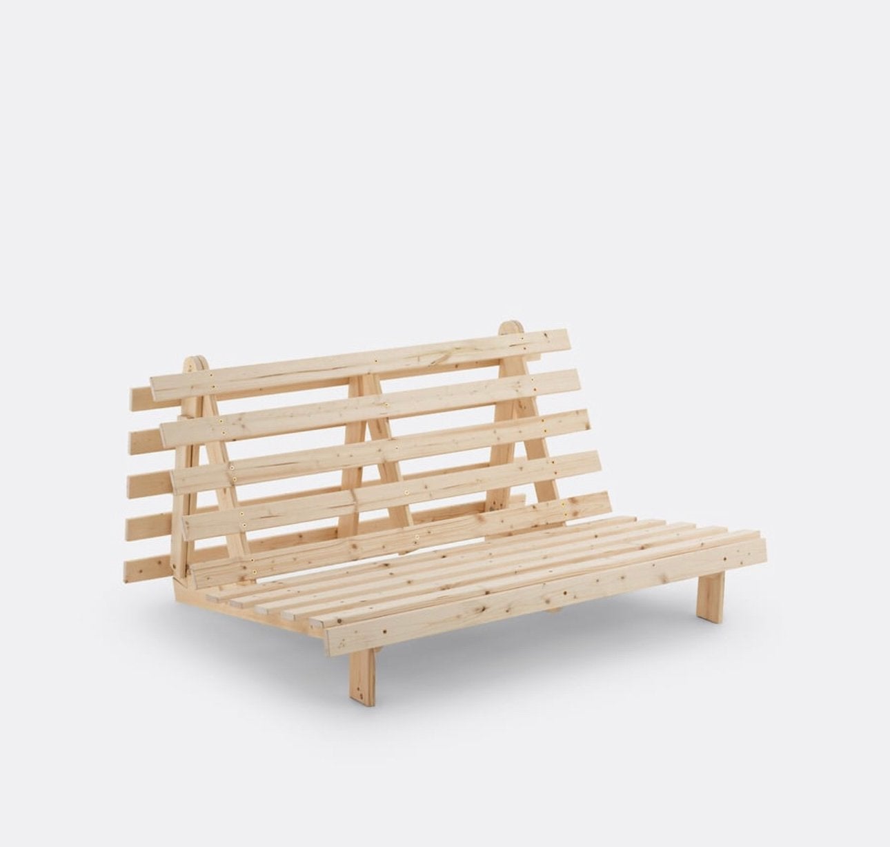Futon slaapbank frame (zonder matras) 140x200 cm, 200 cm, Nieuw, Tweepersoons, 140 cm