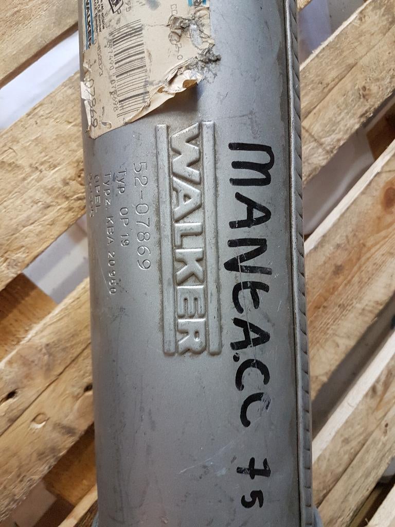 Uitlaat demper Opel Manta CC Nieuw, Auto-onderdelen, Uitlaatsystemen, Ophalen of Verzenden, Nieuw, Opel