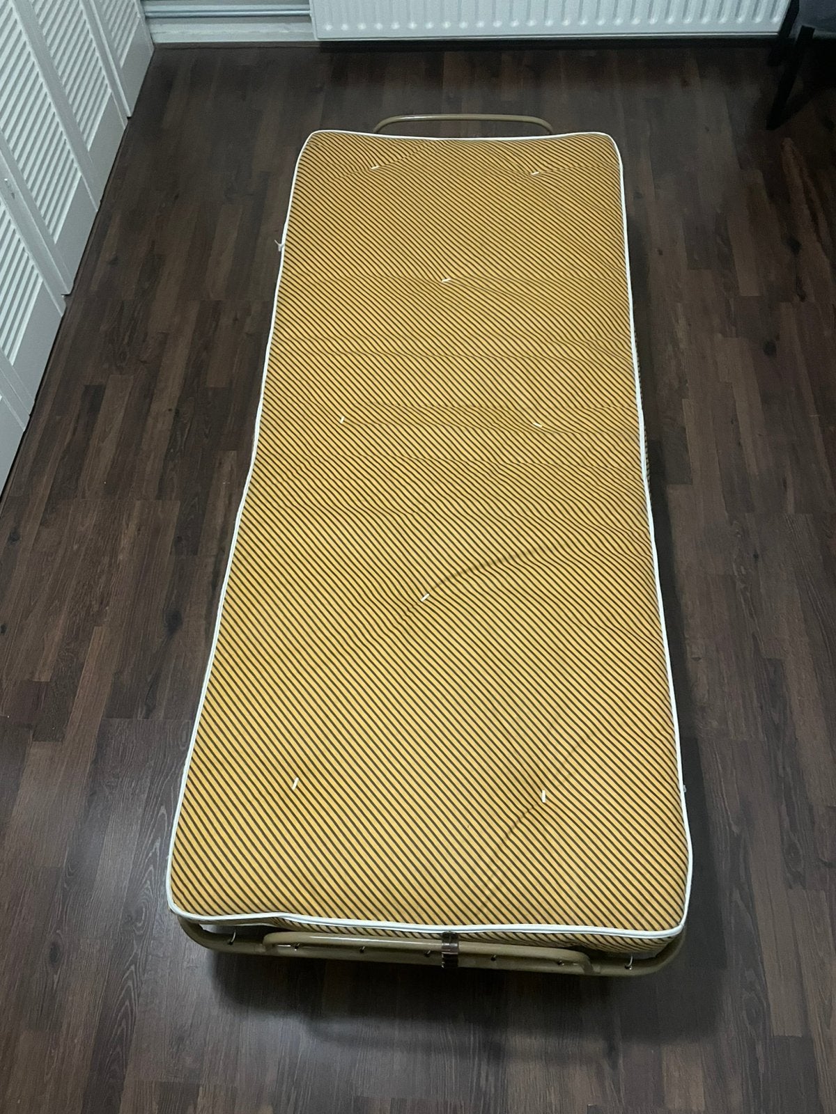 Vintage opklapbed 78 x 180 cm, Ophalen, Gebruikt, Eenpersoons, 190 cm of minder