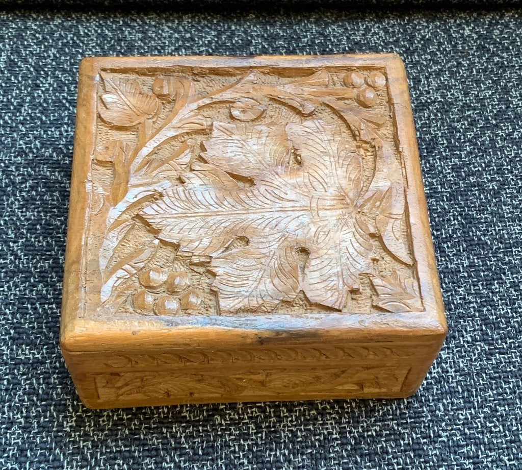 Houten sieraden doosje, Ophalen of Verzenden