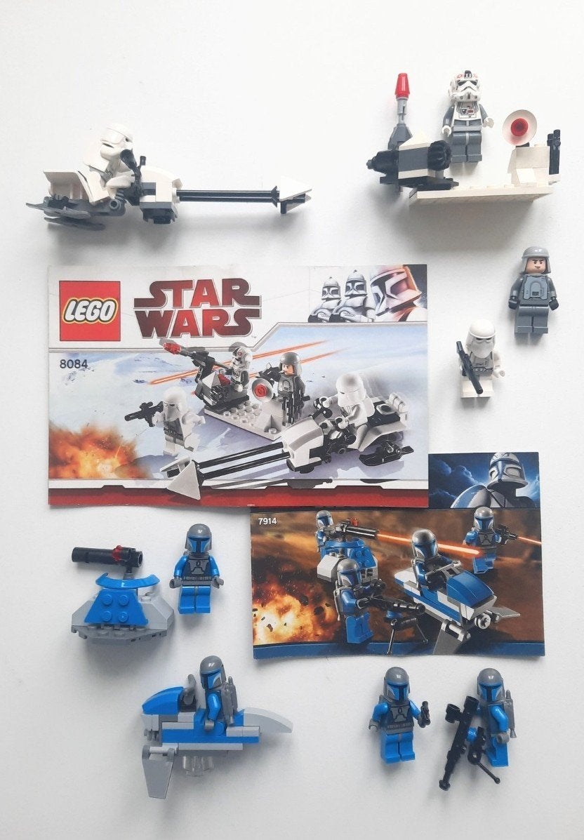 LEGO Star Wars en Mandalorian sets met figuren, Ophalen of Verzenden, Gebruikt, Overige merken