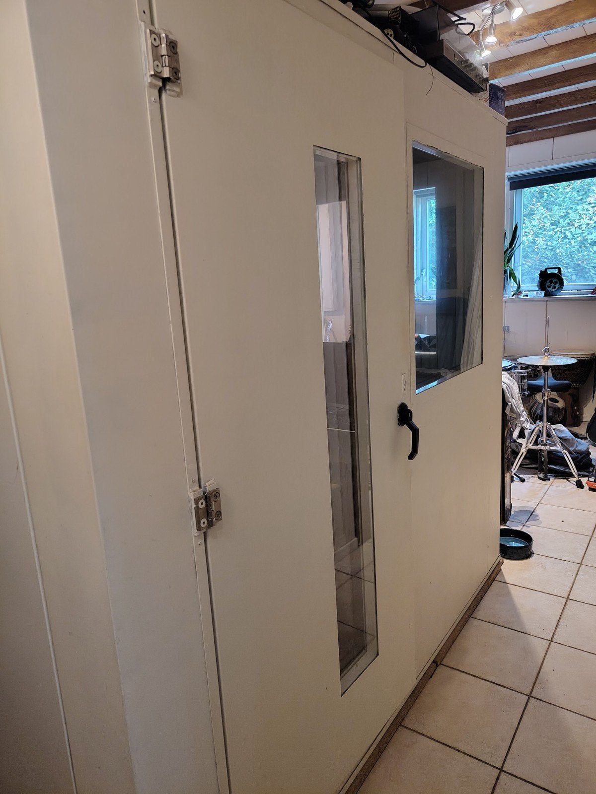 Geluidsdichte cabine/studio voor muziek of opnames, Ophalen, Gebruikt