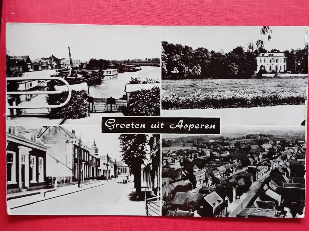 Ansichtkaart Asperen, Ophalen of Verzenden