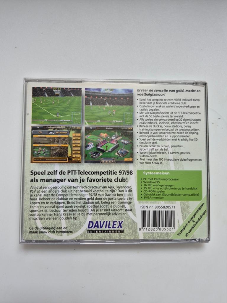 Competitie manager 97 98 pc cdrom game, Spelcomputers en Games, 1 speler, Ophalen of Verzenden, Zo goed als nieuw, Vanaf 3 jaar