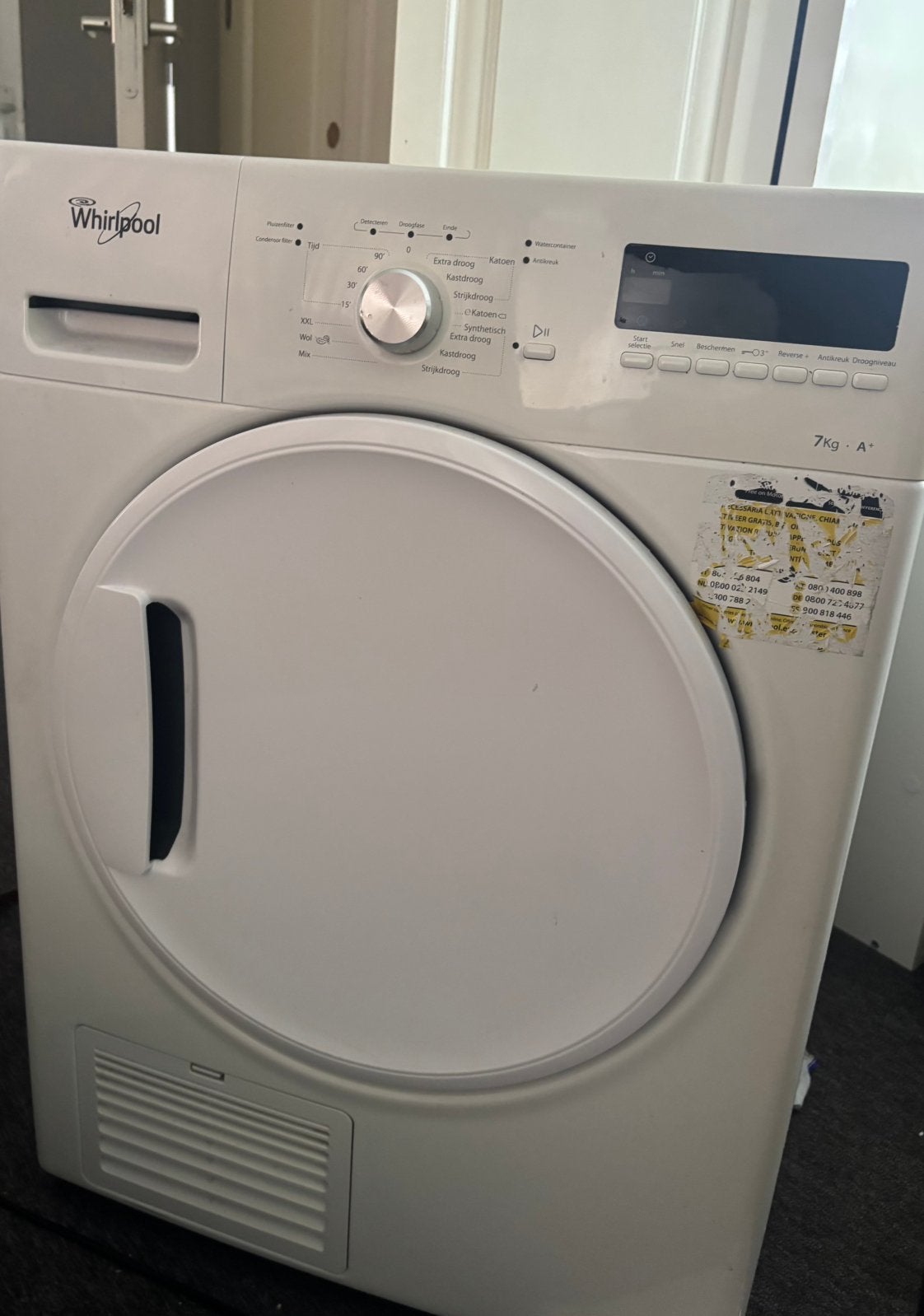 Droger whirlpool, Ophalen, Zo goed als nieuw, Condens