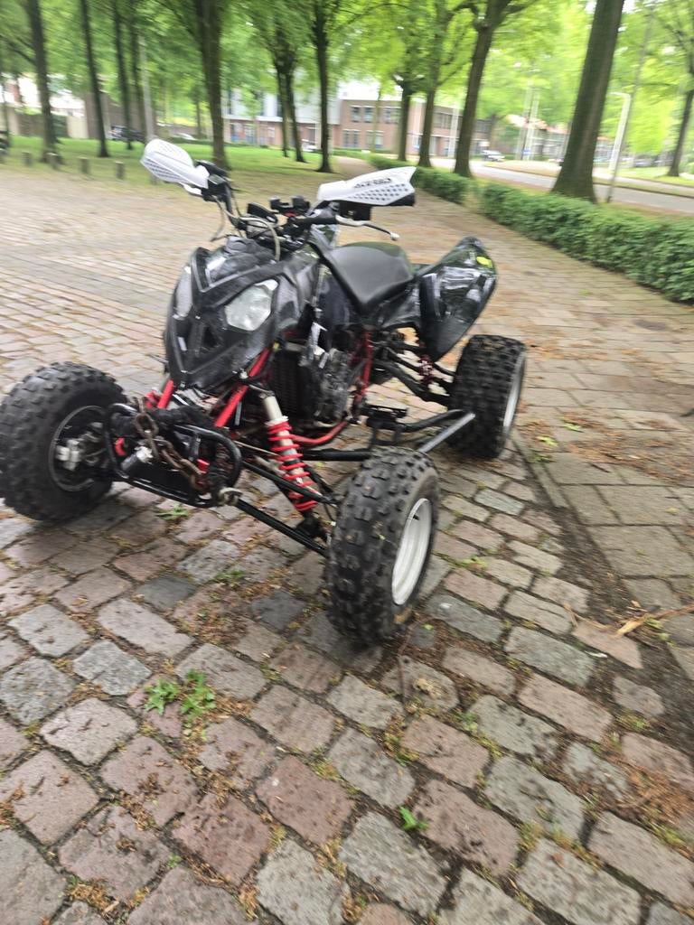Polaris outlaw 500cc, Ophalen, Gebruikt, Benzinemotor