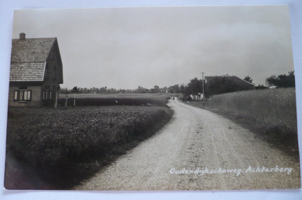 achterberg oudendijkscheweg gelopen 1936, Verzenden, 1920 tot 1940, Gelopen, Utrecht