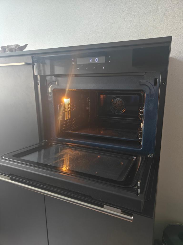ATAG CX4411A Combi-oven - in goede staat, Ophalen, 45 tot 50 cm, Draaiplateau, 45 tot 60 cm