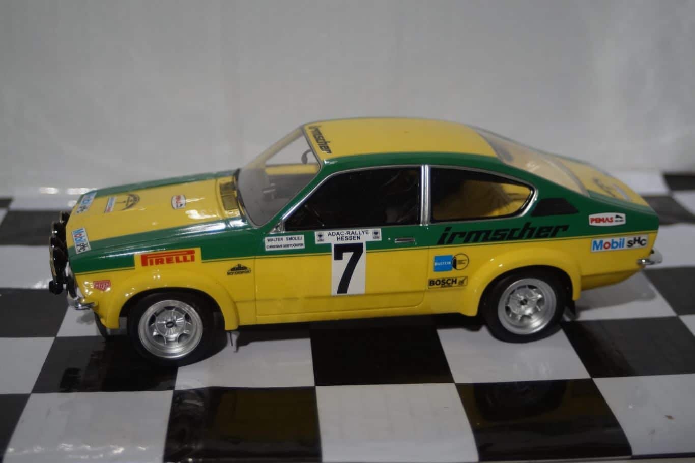 1:18 Opel Kadett C Coupe #7 Rally 1976 BOS Models BOS330, Hobby en Vrije tijd, Modelauto's | 1:18, Overige merken, Info@modelcarworld.com
