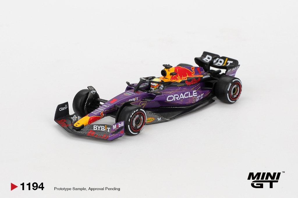 Mini GT Red Bull Racing RB19 #1 Max Verstappen Las Vegas GP, Www.rubensmodelautos.nl, Auto, Nieuw, Ophalen of Verzenden