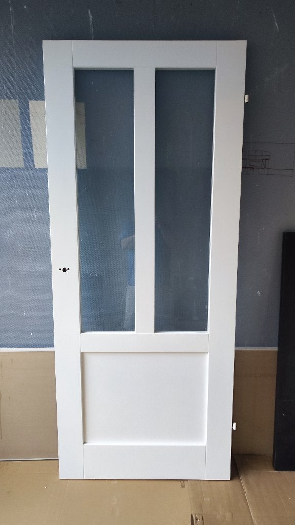PERTURA Binnendeur 302 opdek rechts wit gegrond 83x201,5 cm, Ophalen, 80 tot 100 cm, Binnendeur, Zo goed als nieuw