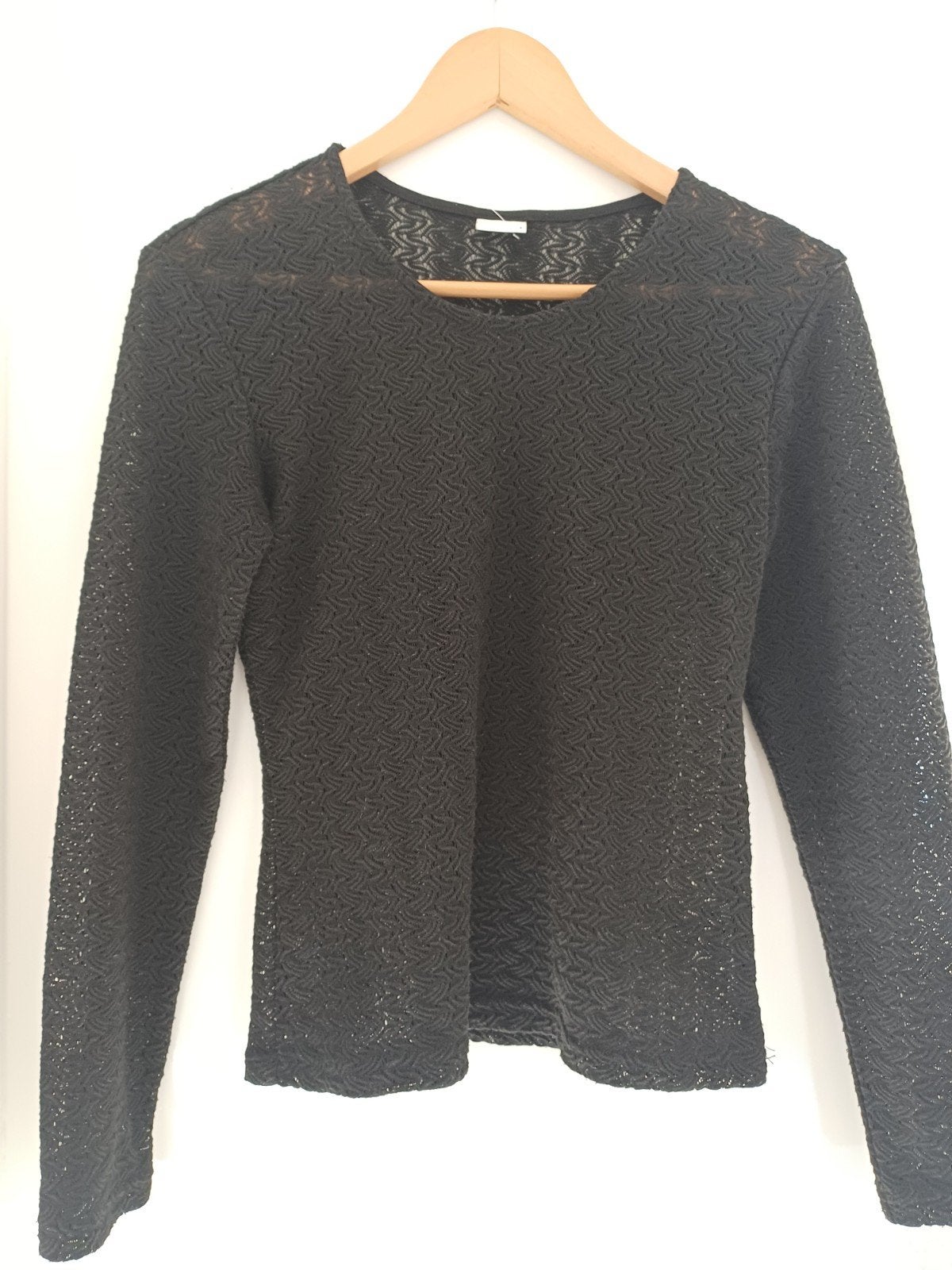 Jacqueline de Yong top maat S, Zwart, Ophalen of Verzenden, Zo goed als nieuw, Lange mouw