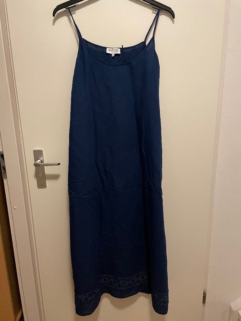 Lange zonnejurk maat 40 Another Woman donkerblauw, Kleding | Dames, Maat 38/40 (M), Blauw, Ophalen of Verzenden, Zo goed als nieuw