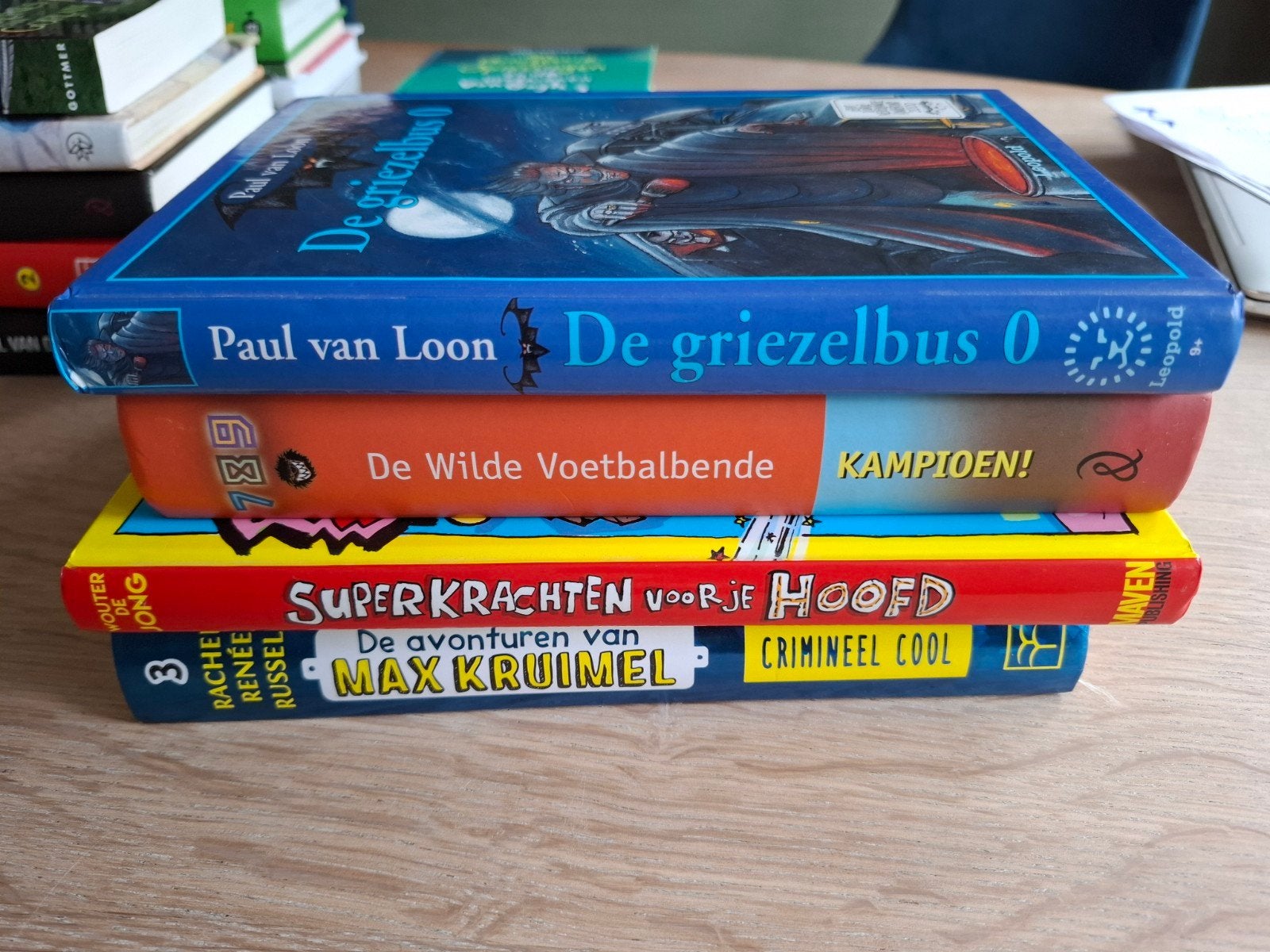 Kinderboeken: De Griezelbus, Voetbalbende, Superkrachten, Ophalen of Verzenden, Fictie algemeen