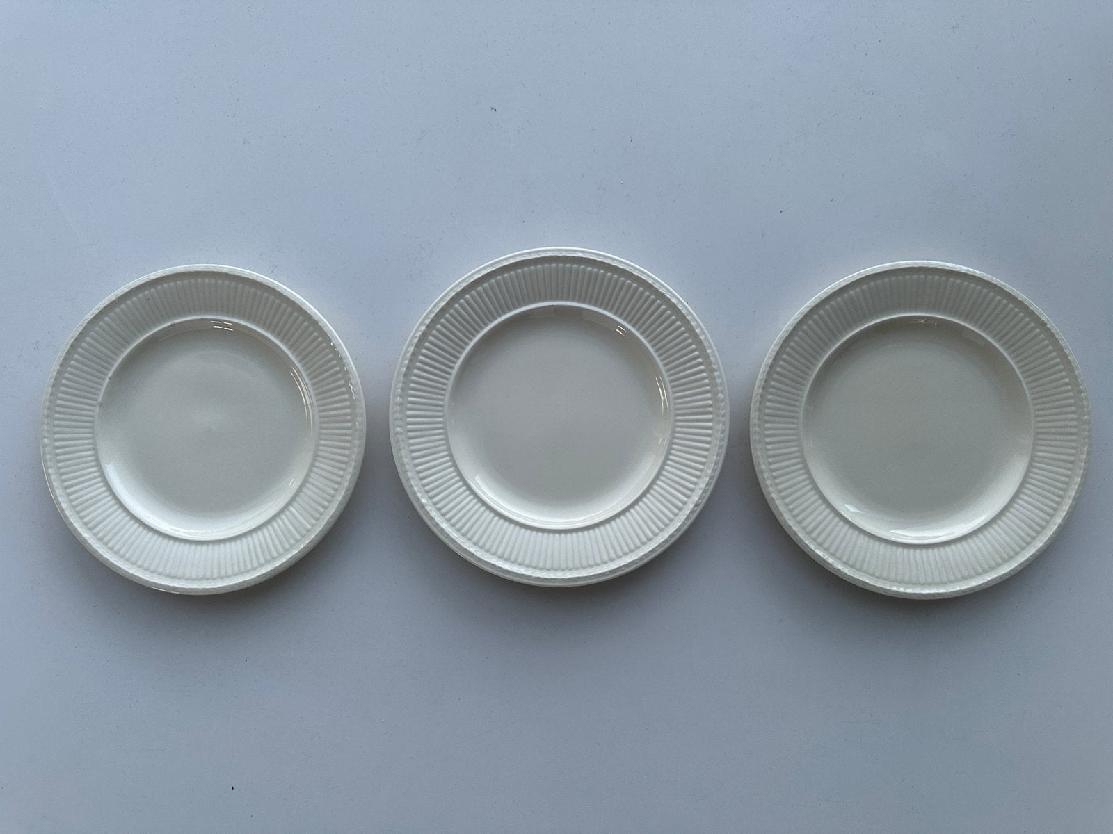 Wedgwood Plain Edme bordje/schotel 16 cm 3 stuks, Gebruikt, Ophalen of Verzenden, Bord(en), Wedgwood