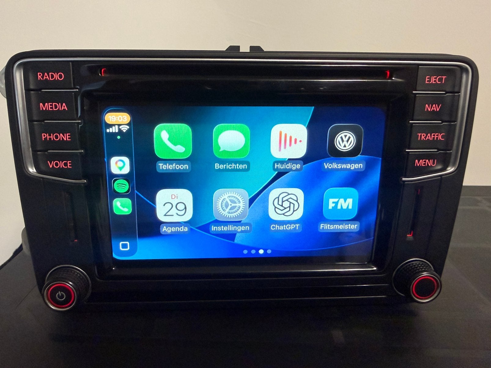 Originele Volkswagen MIB PQ STD2 DAB 2026 Carplay/Android, Ophalen of Verzenden, Zo goed als nieuw