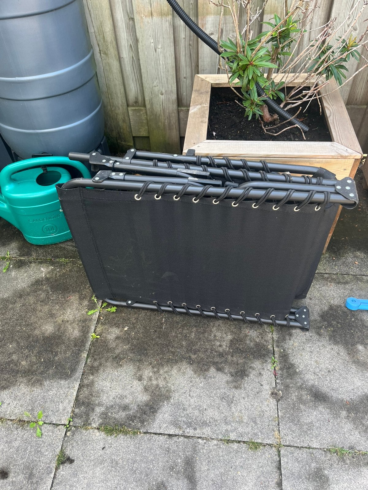 Strandstoelligbed, Ophalen, Zo goed als nieuw, Stoel, 2 zitplaatsen