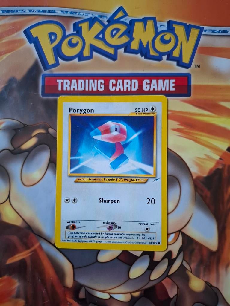 Porygon 78/105 Neo Destiny pokemon kaart, Ophalen of Verzenden, Gebruikt, Losse kaart