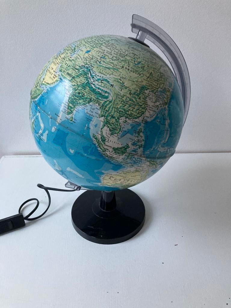 Vintage werelbol/globe, Ophalen of Verzenden, Gebruikt