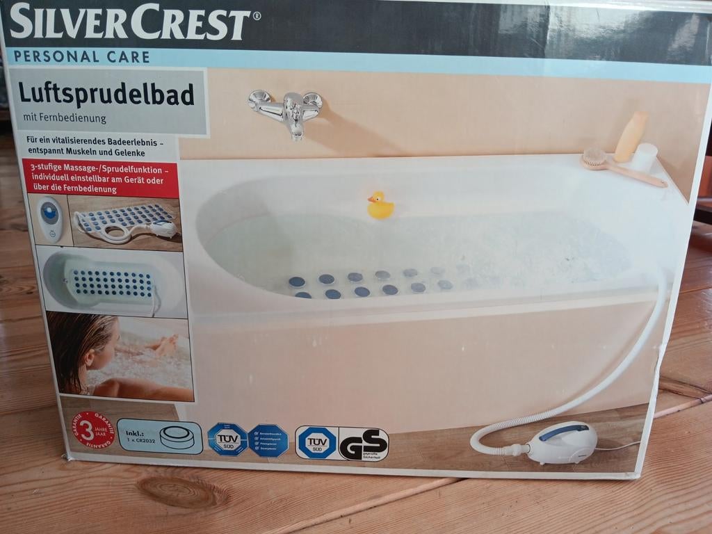 Luxe SilverCrest bubbelbad. Met doos!, Ophalen of Verzenden, Nieuw, Wit, Overige typen