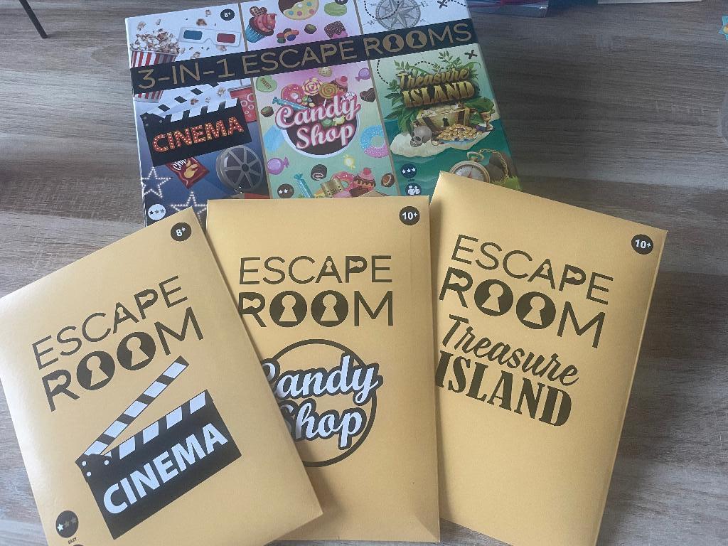 3-in-1 escape rooms kids, Een of twee spelers, Ophalen of Verzenden, Zo goed als nieuw