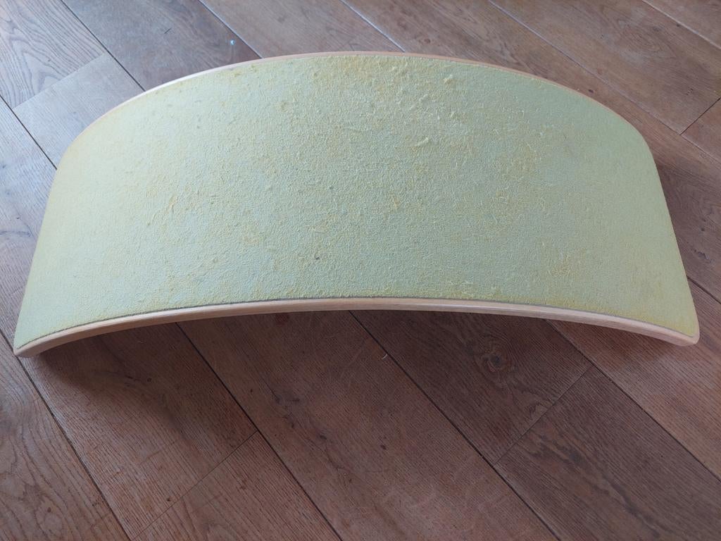 Lichtgeel Wobbel balanceboard, Ophalen, Zo goed als nieuw
