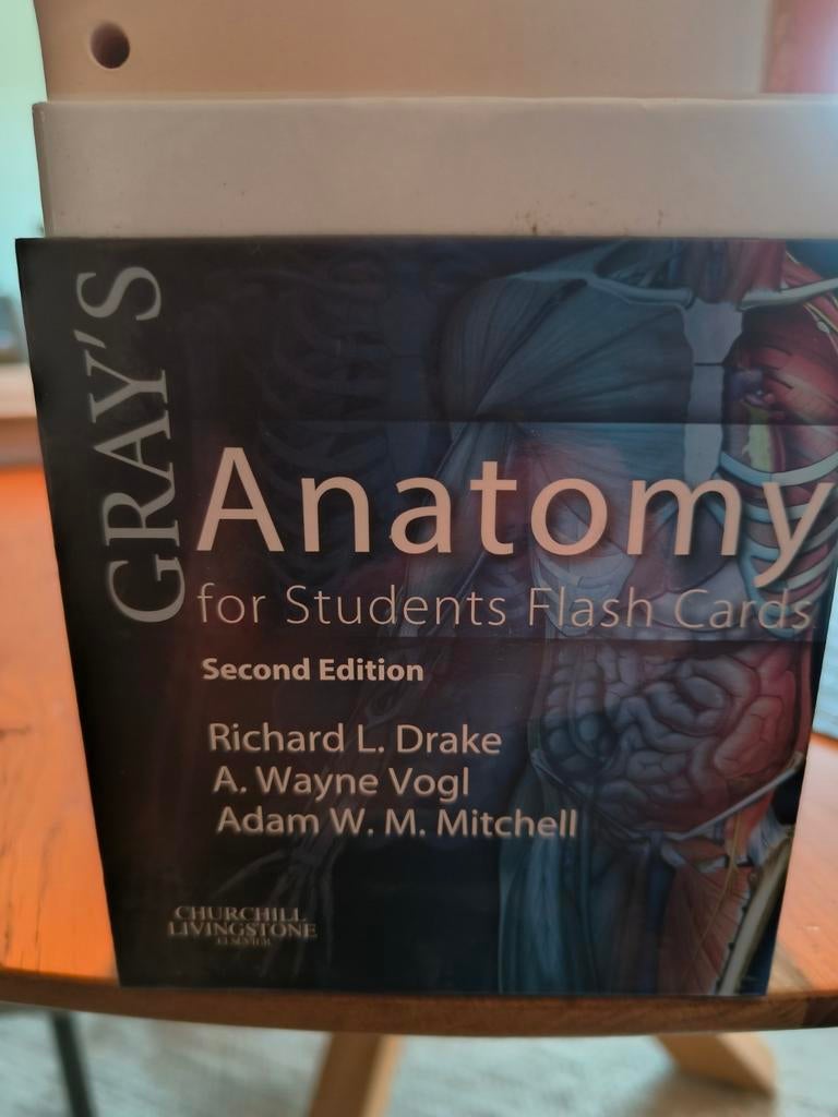 Anatomie kaarten voor geneeskunde studie, Richard L. Drake, Ophalen of Verzenden, Beta, WO
