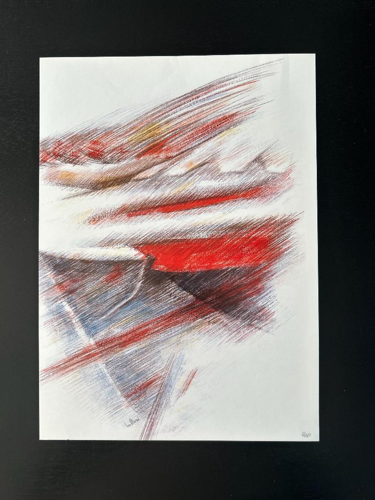 Zeefdruk Leo Musch, Antiek en Kunst, Ophalen of Verzenden