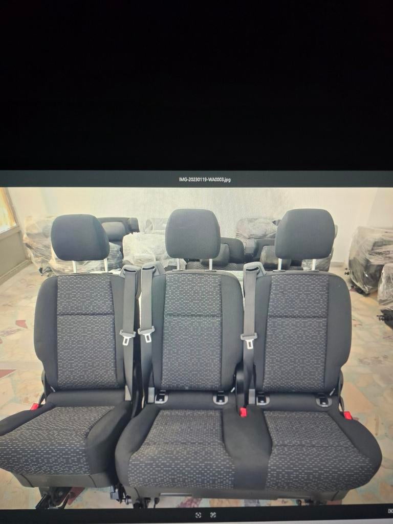 stoelen stoff zwart mercedes taurer 447 2025 nieuws, Ophalen of Verzenden, Nieuw