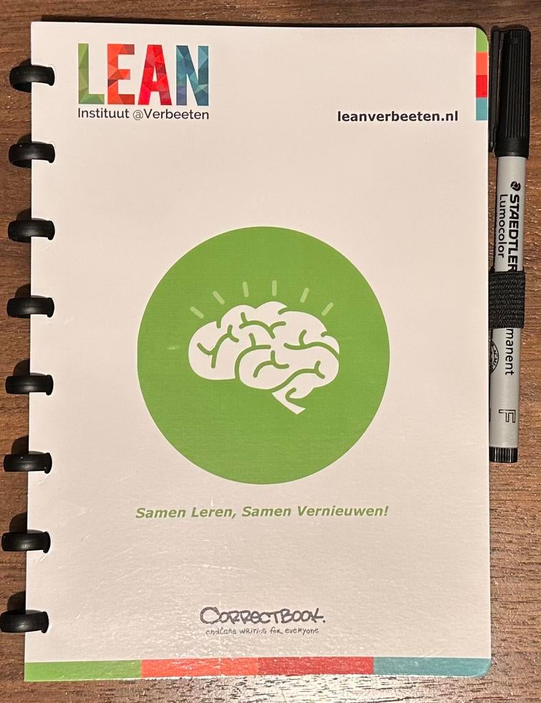 CORRECTBOOK HARDCOVER, UITWISBAAR A5 NOTITIEBOEK, Verzenden, Nieuw