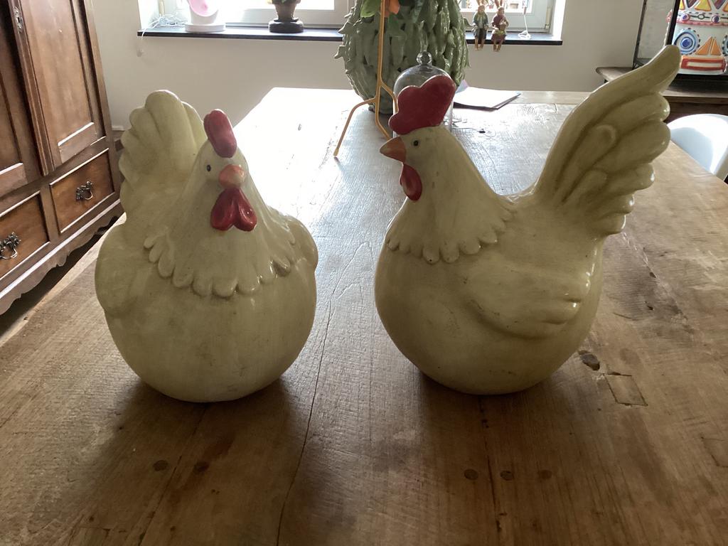 Leuke haan en kip, Ophalen, Zo goed als nieuw
