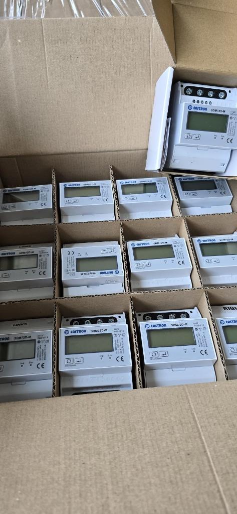 Partij Eastron SDM72D-M ModBus kWh Meter MID, Home assistant, Ophalen of Verzenden, Gebruikt
