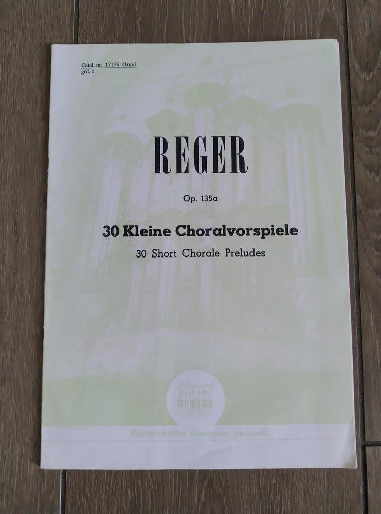 Reger 30 kleine choralvorspiele Klavarskribo, Muziek en Instrumenten, Ophalen of Verzenden, Gebruikt, Les of Cursus, Klassiek